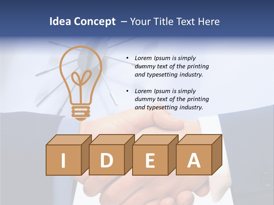 Union Pair Agreement PowerPoint Template