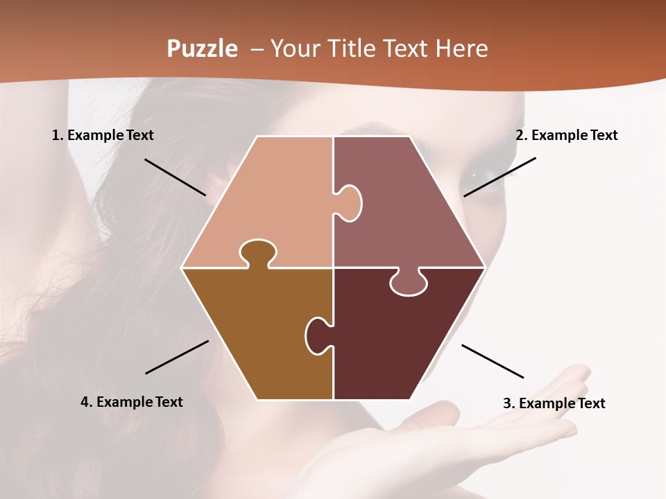 Sensuality Surprise Body PowerPoint Template