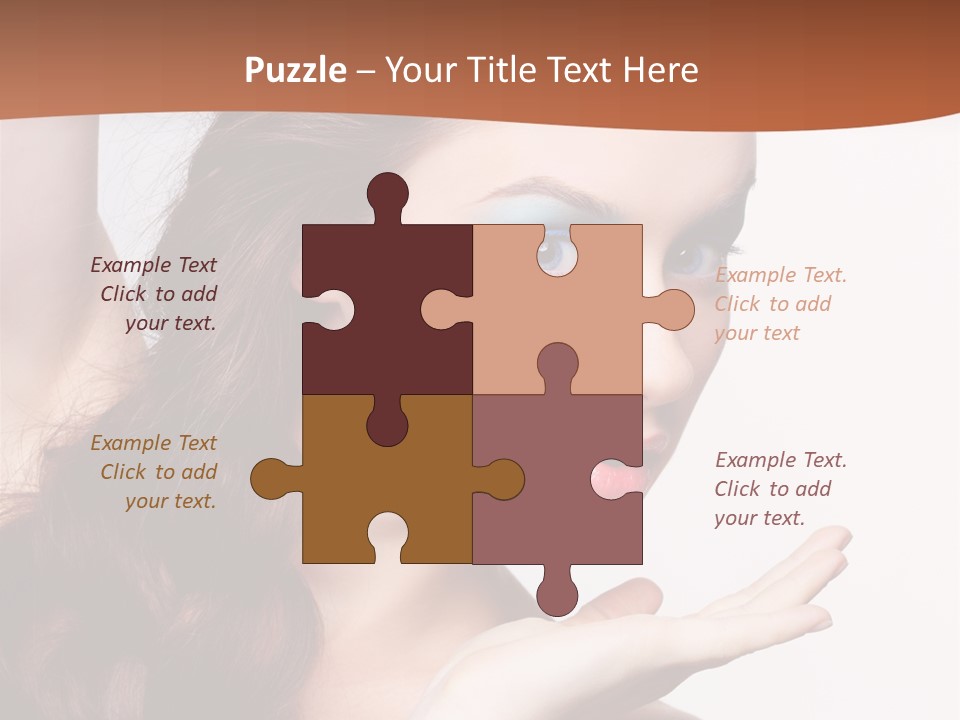 Sensuality Surprise Body PowerPoint Template