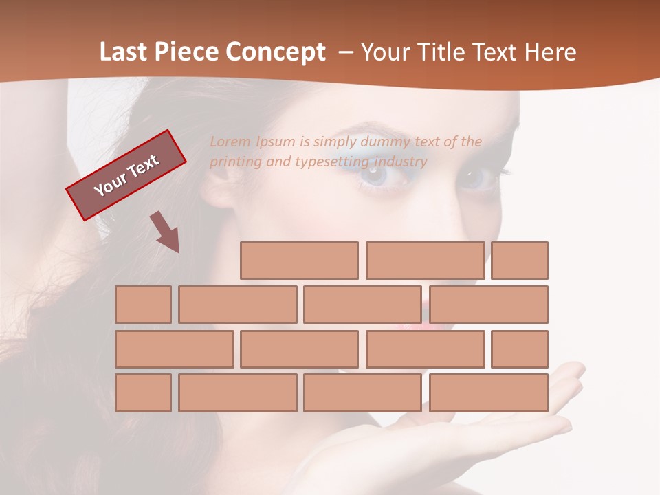 Sensuality Surprise Body PowerPoint Template