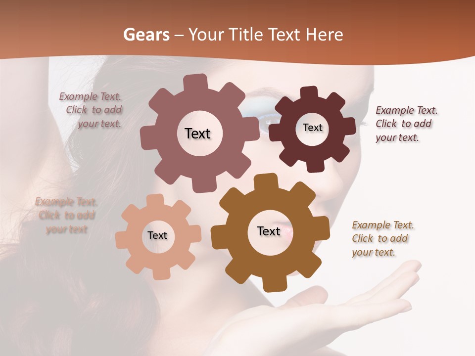 Sensuality Surprise Body PowerPoint Template