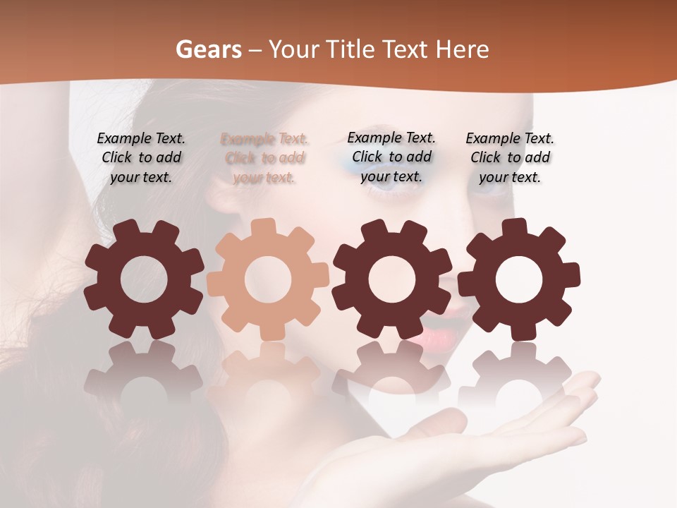 Sensuality Surprise Body PowerPoint Template