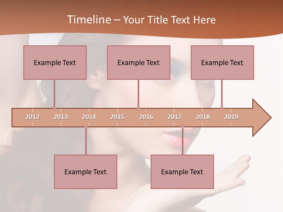 Sensuality Surprise Body PowerPoint Template