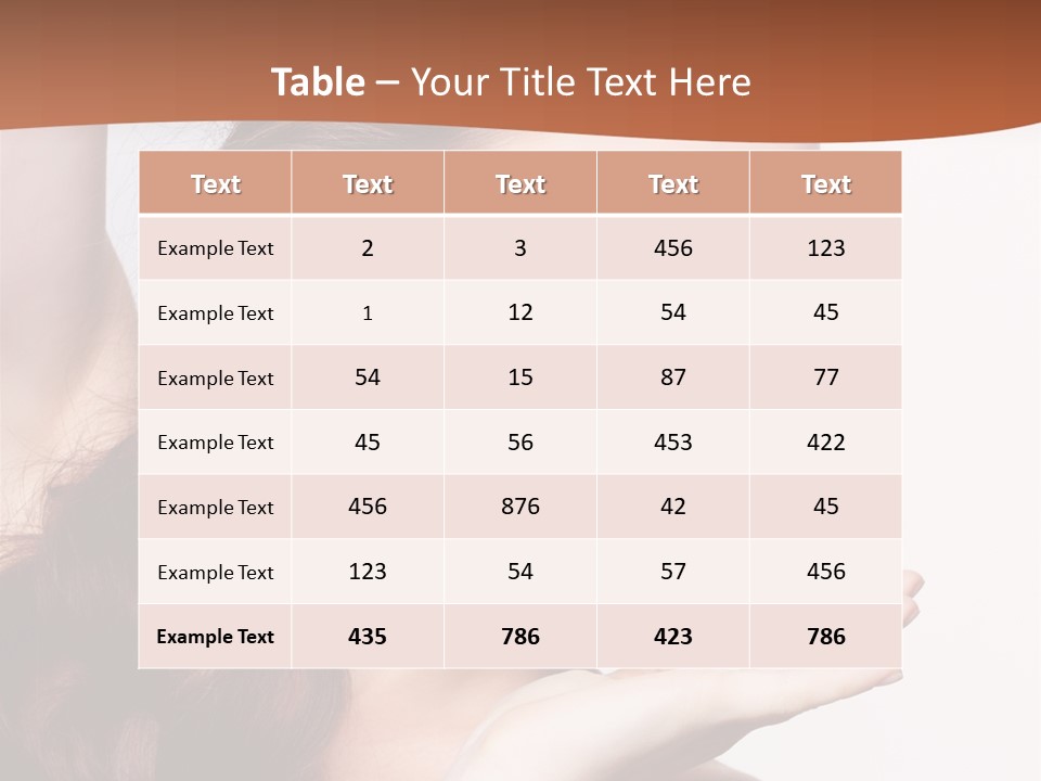 Sensuality Surprise Body PowerPoint Template