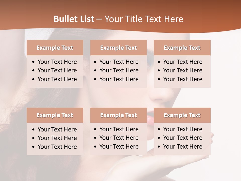 Sensuality Surprise Body PowerPoint Template