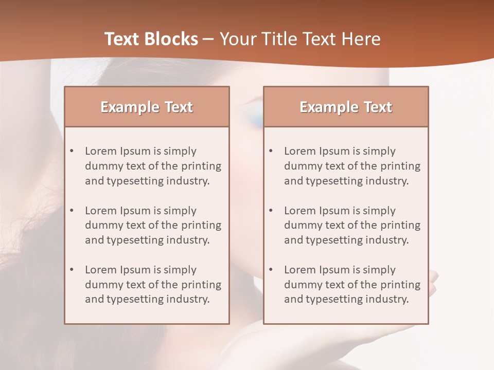 Sensuality Surprise Body PowerPoint Template