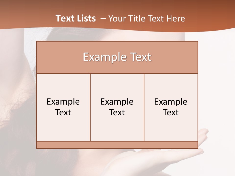 Sensuality Surprise Body PowerPoint Template