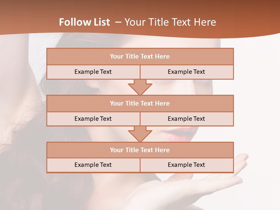 Sensuality Surprise Body PowerPoint Template