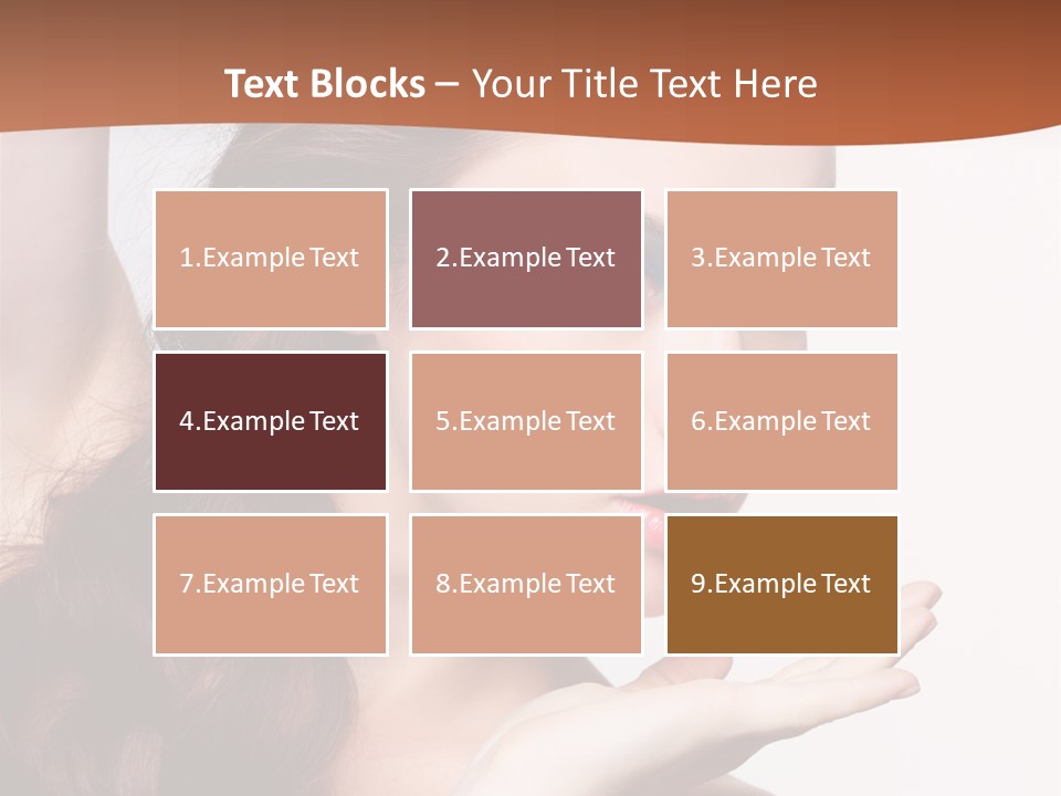 Sensuality Surprise Body PowerPoint Template