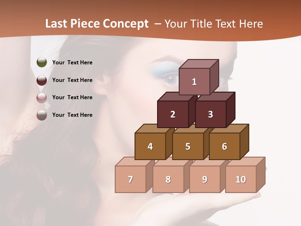 Sensuality Surprise Body PowerPoint Template