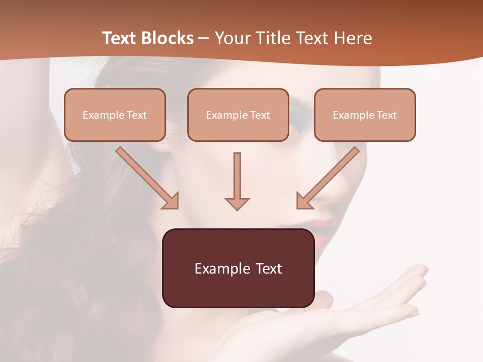 Sensuality Surprise Body PowerPoint Template