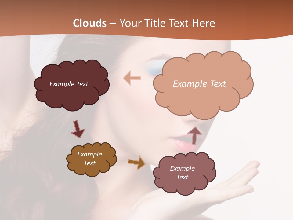 Sensuality Surprise Body PowerPoint Template