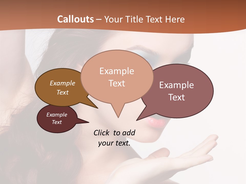 Sensuality Surprise Body PowerPoint Template