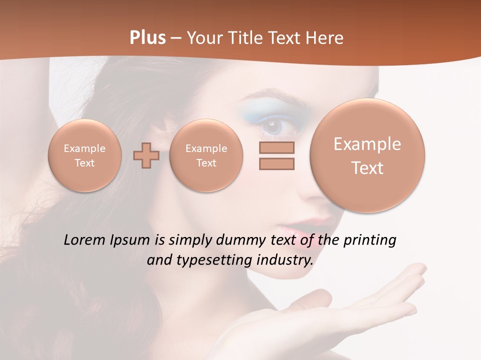 Sensuality Surprise Body PowerPoint Template