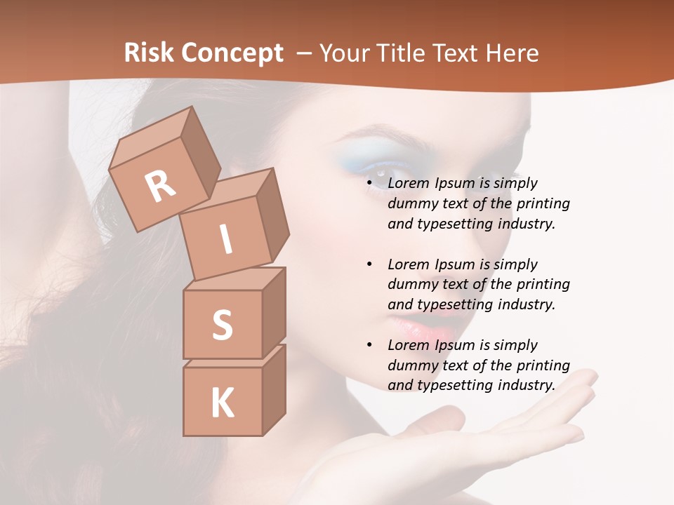 Sensuality Surprise Body PowerPoint Template