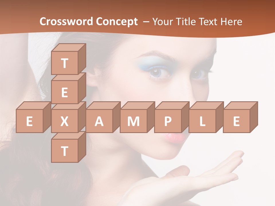 Sensuality Surprise Body PowerPoint Template