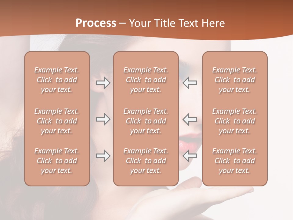 Sensuality Surprise Body PowerPoint Template