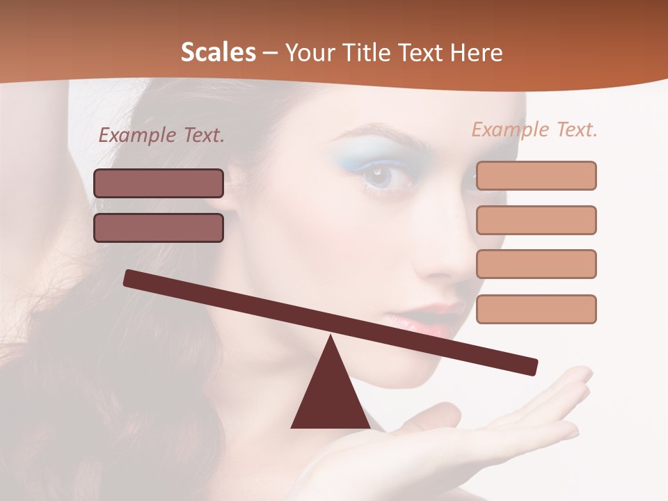 Sensuality Surprise Body PowerPoint Template