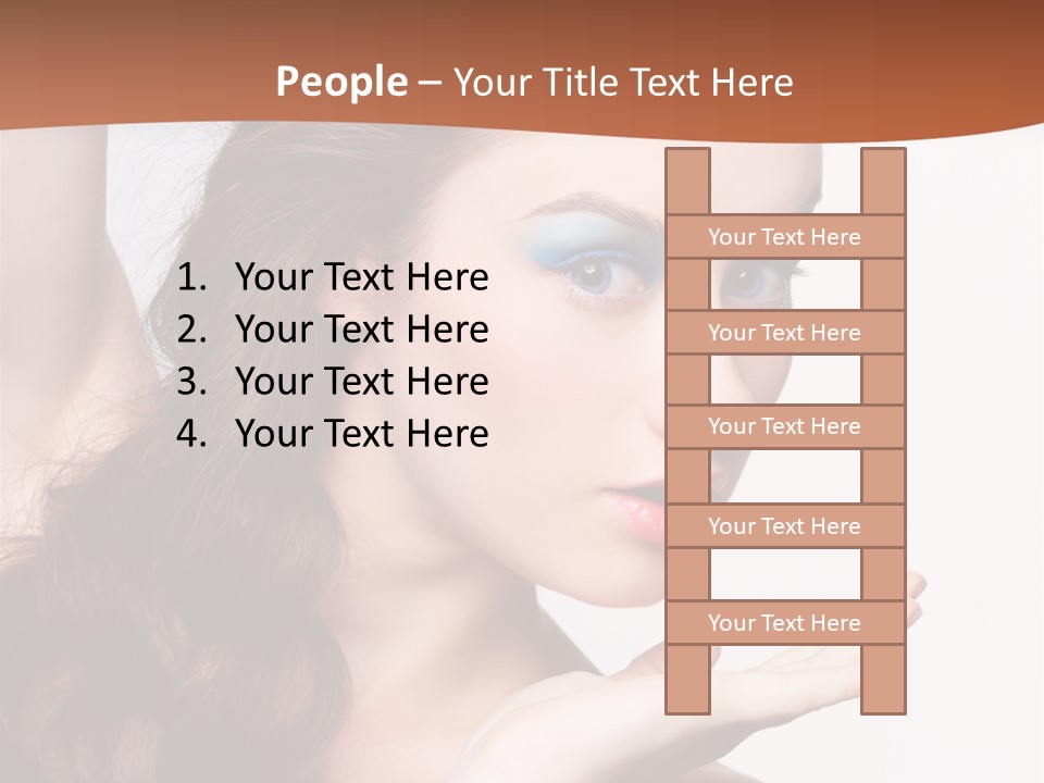 Sensuality Surprise Body PowerPoint Template