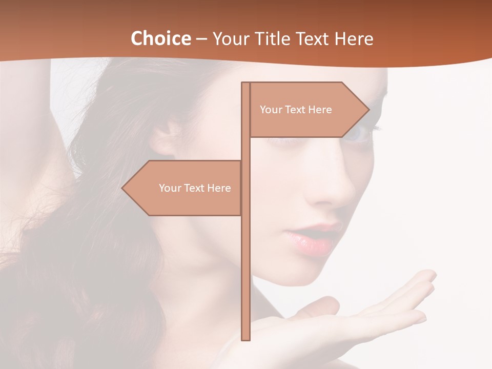 Sensuality Surprise Body PowerPoint Template