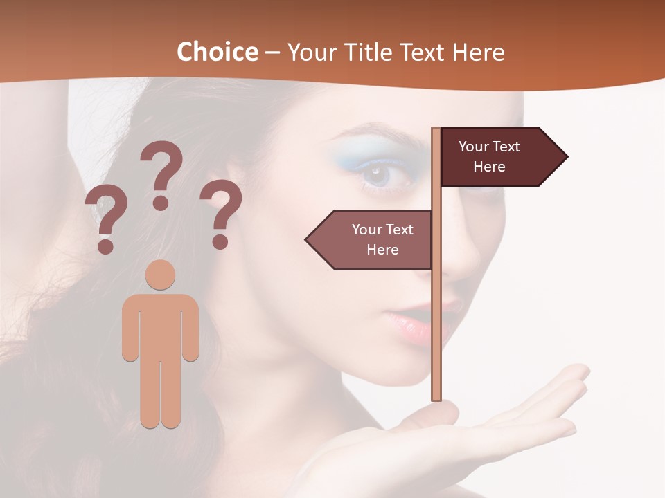 Sensuality Surprise Body PowerPoint Template