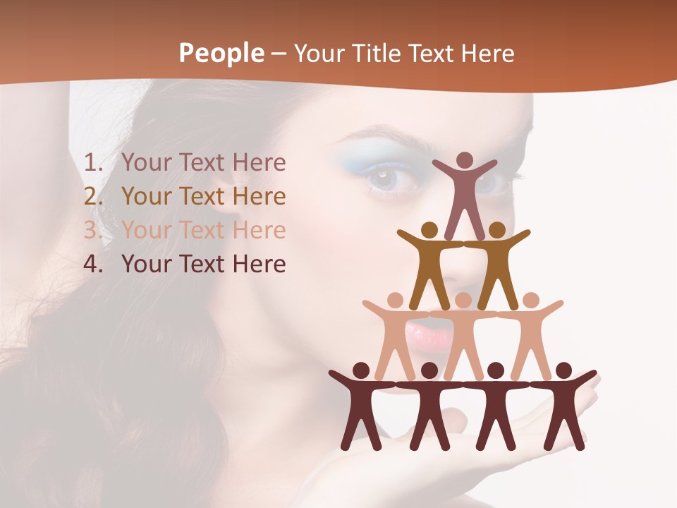 Sensuality Surprise Body PowerPoint Template