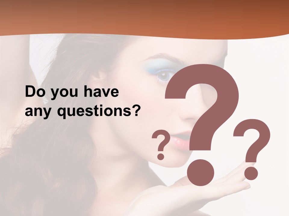 Sensuality Surprise Body PowerPoint Template