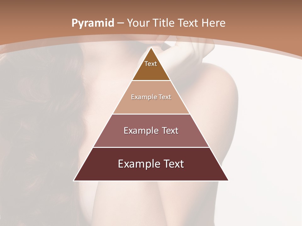 Brunette Braid Girl PowerPoint Template