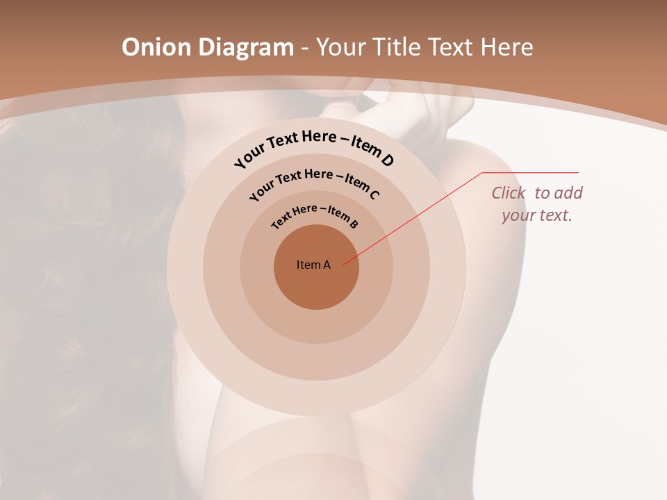 Brunette Braid Girl PowerPoint Template