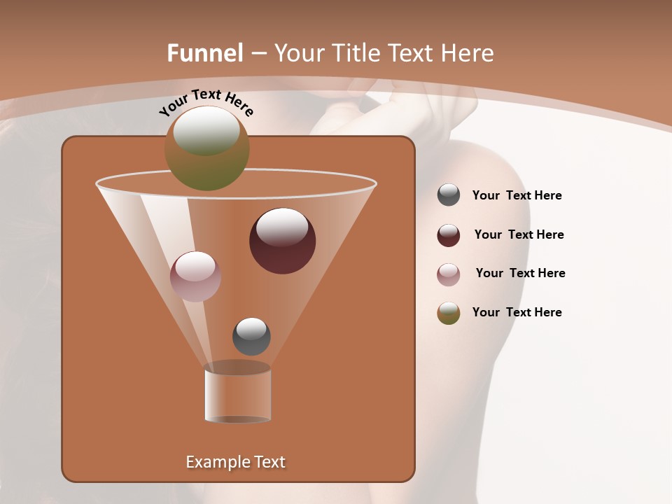 Brunette Braid Girl PowerPoint Template