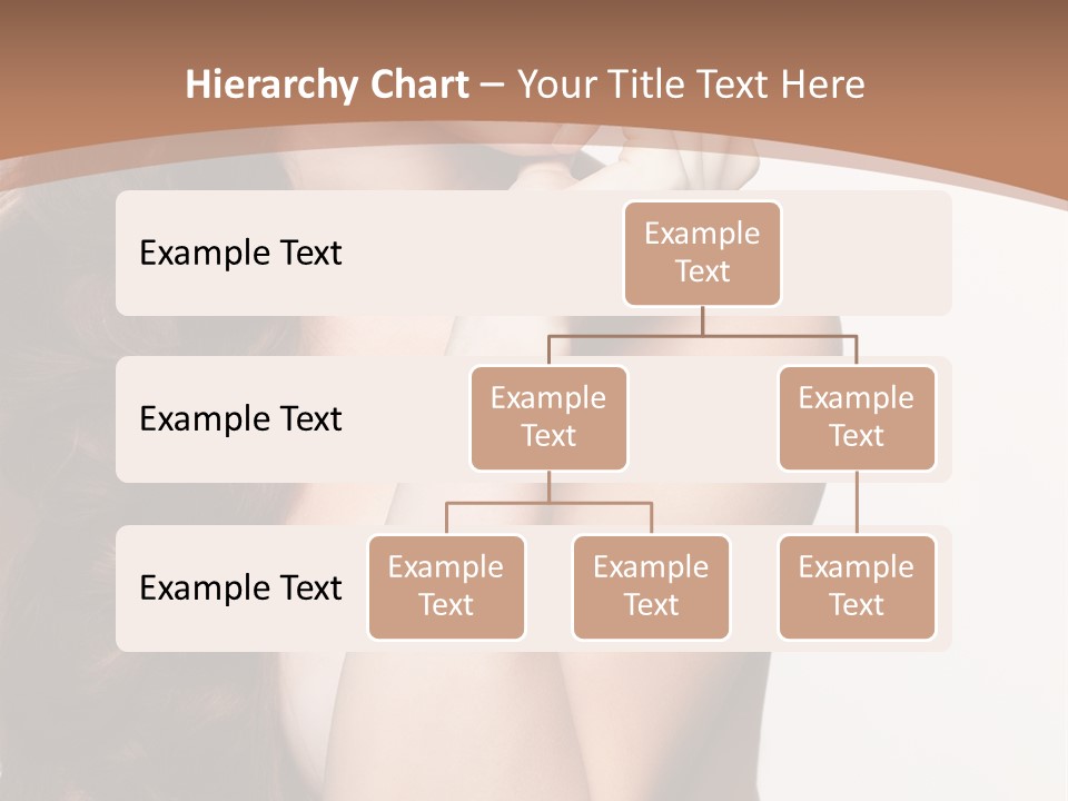 Brunette Braid Girl PowerPoint Template