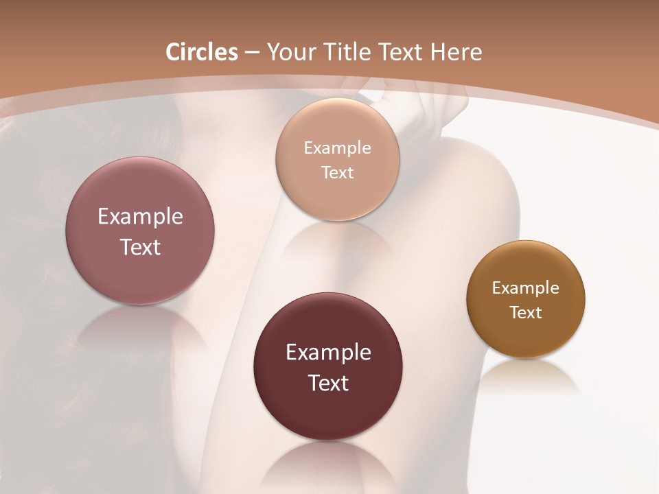 Brunette Braid Girl PowerPoint Template