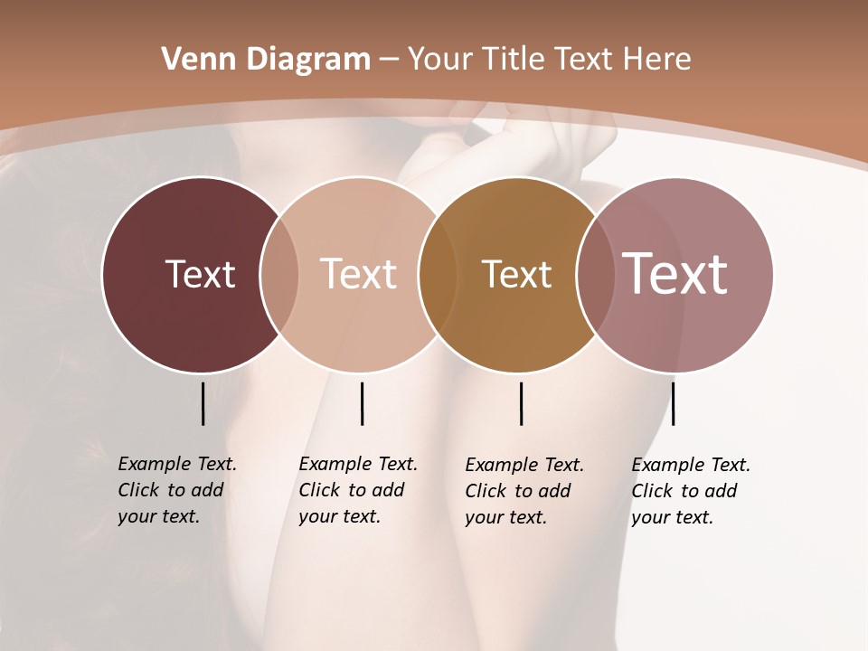 Brunette Braid Girl PowerPoint Template