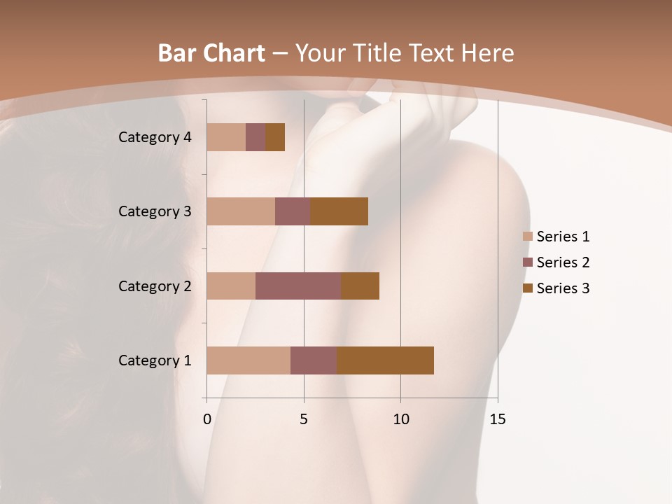 Brunette Braid Girl PowerPoint Template