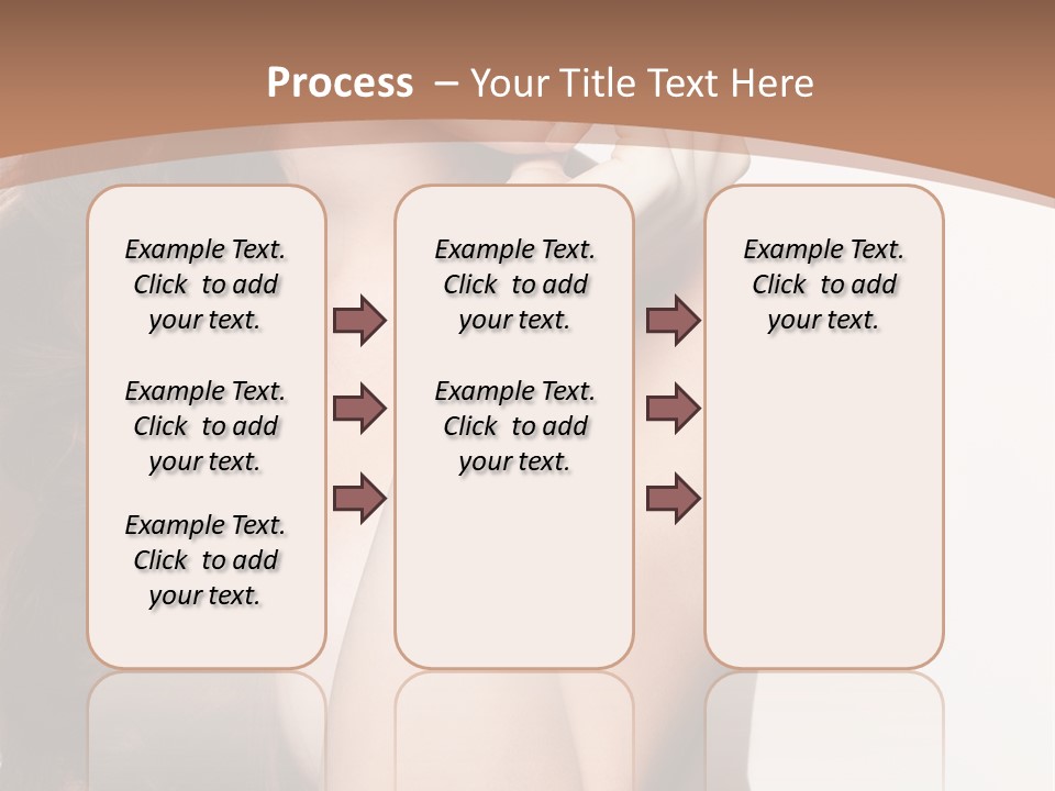 Brunette Braid Girl PowerPoint Template