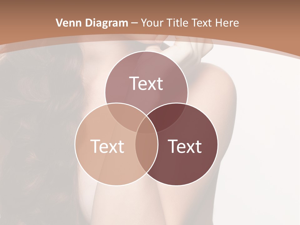 Brunette Braid Girl PowerPoint Template