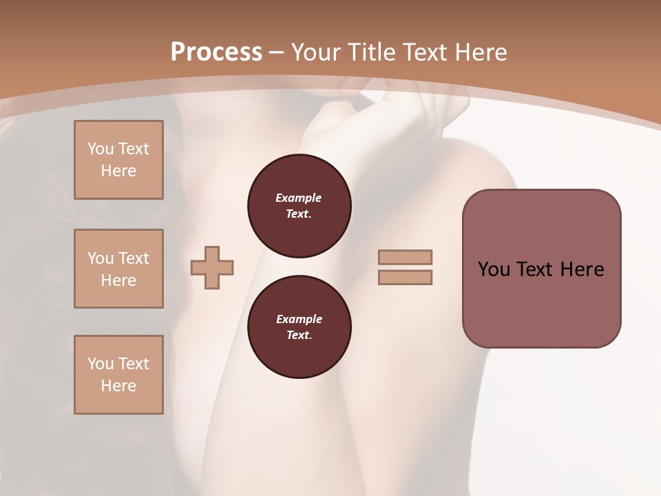 Brunette Braid Girl PowerPoint Template