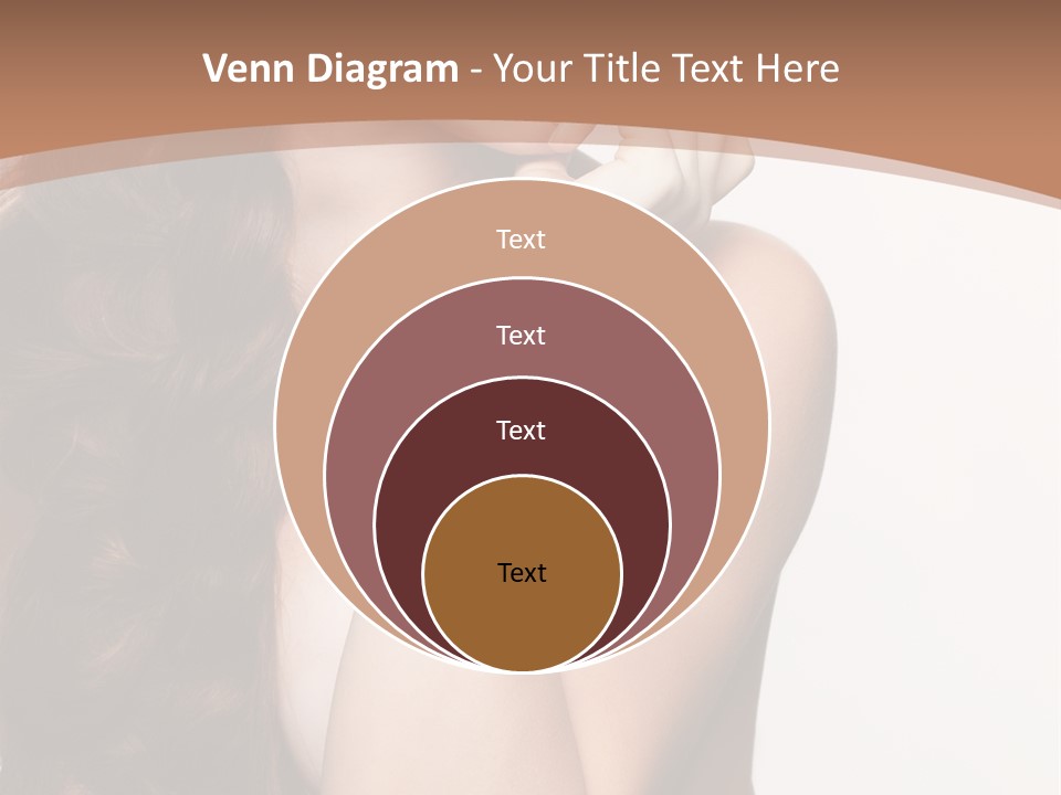 Brunette Braid Girl PowerPoint Template