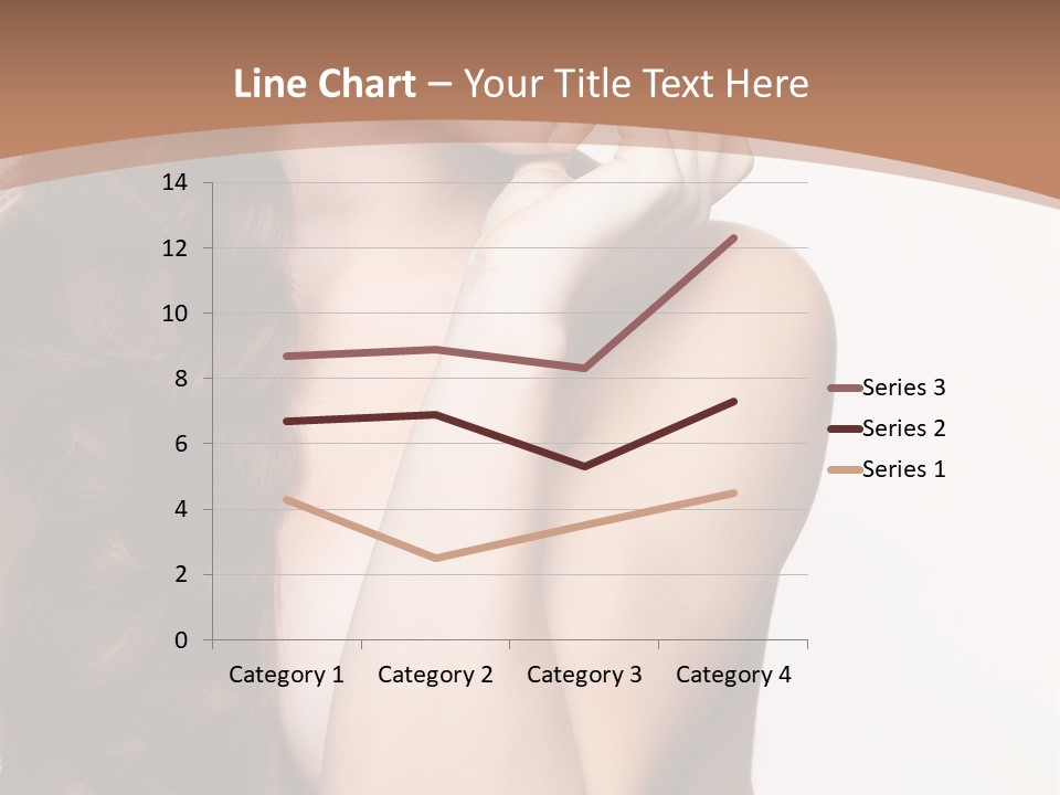 Brunette Braid Girl PowerPoint Template