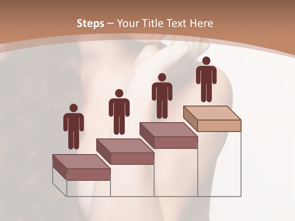 Brunette Braid Girl PowerPoint Template