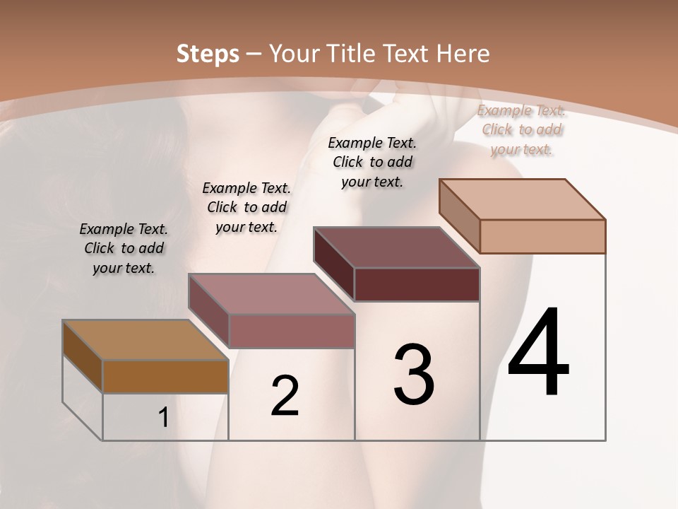 Brunette Braid Girl PowerPoint Template