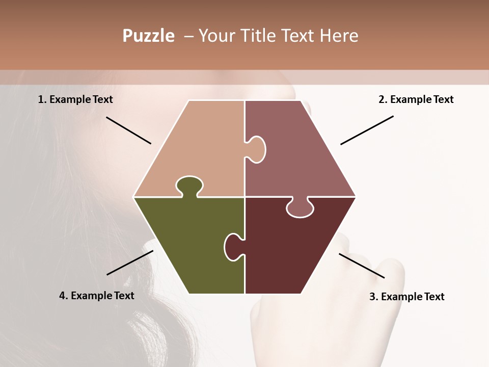 Skincare Hair Sensuality PowerPoint Template