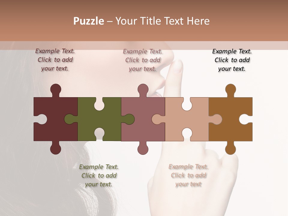 Skincare Hair Sensuality PowerPoint Template