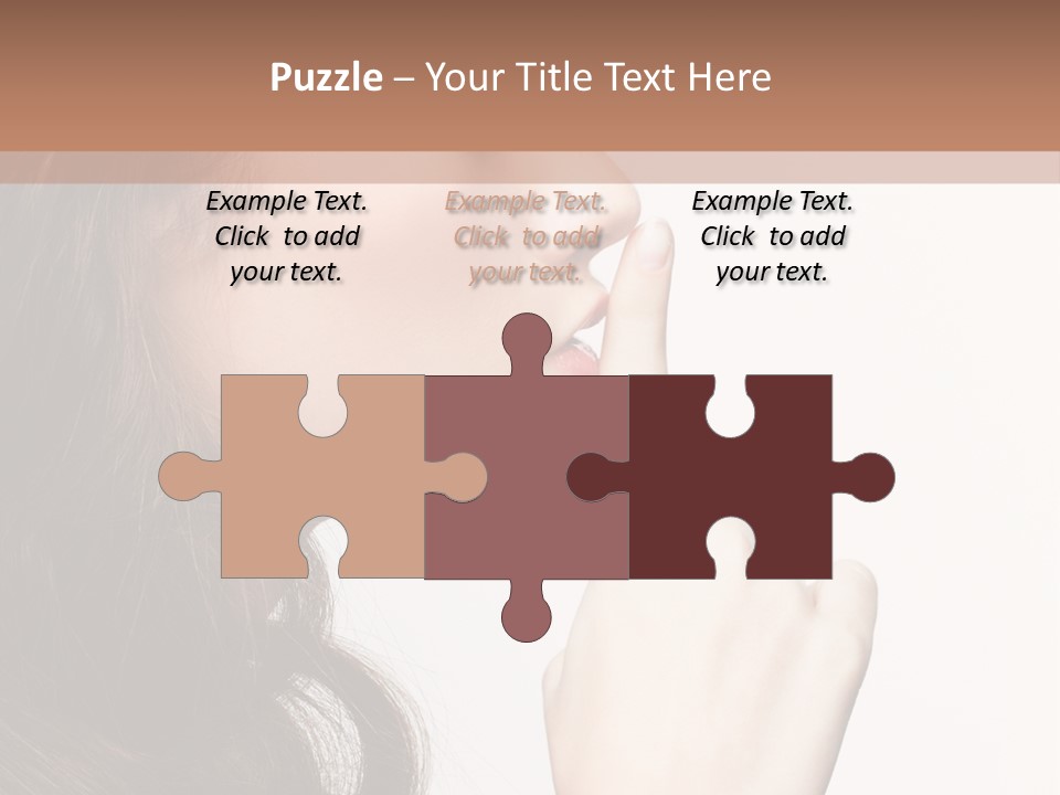 Skincare Hair Sensuality PowerPoint Template