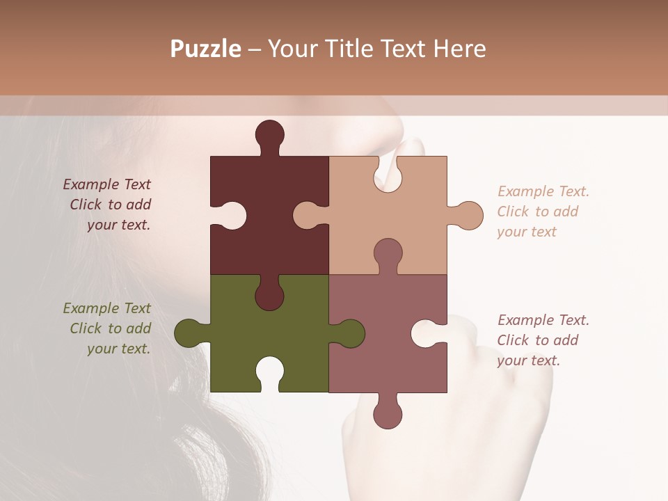 Skincare Hair Sensuality PowerPoint Template