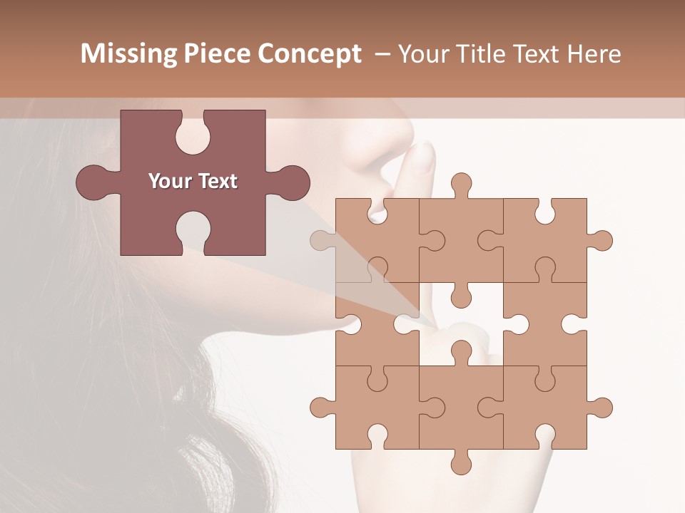 Skincare Hair Sensuality PowerPoint Template