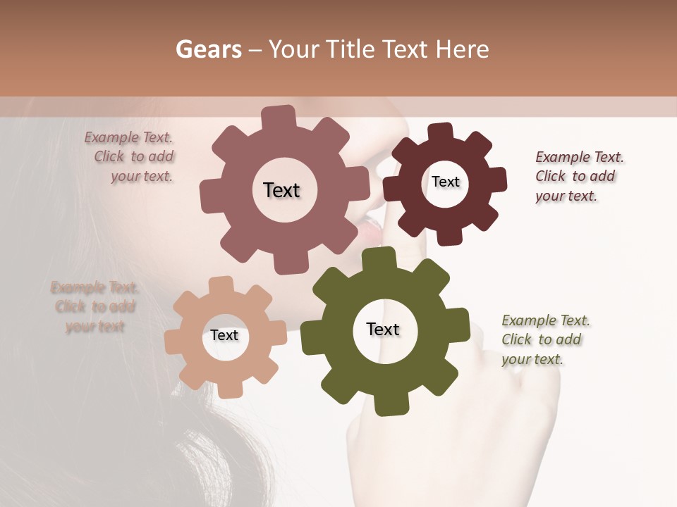 Skincare Hair Sensuality PowerPoint Template