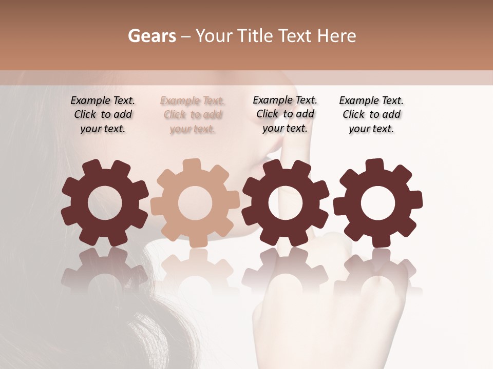 Skincare Hair Sensuality PowerPoint Template