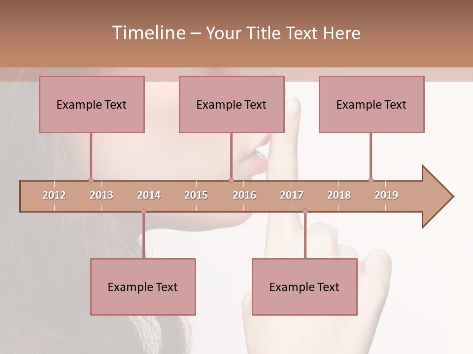 Skincare Hair Sensuality PowerPoint Template