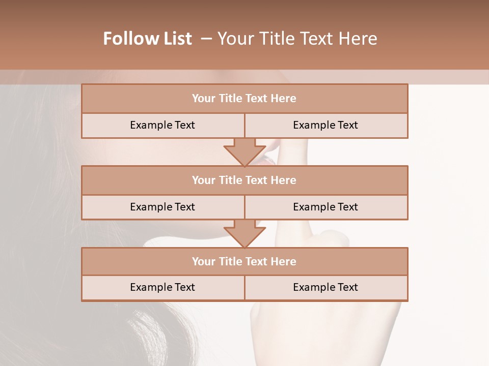 Skincare Hair Sensuality PowerPoint Template